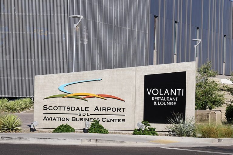 Scottsdale Airport – Entrance Sign