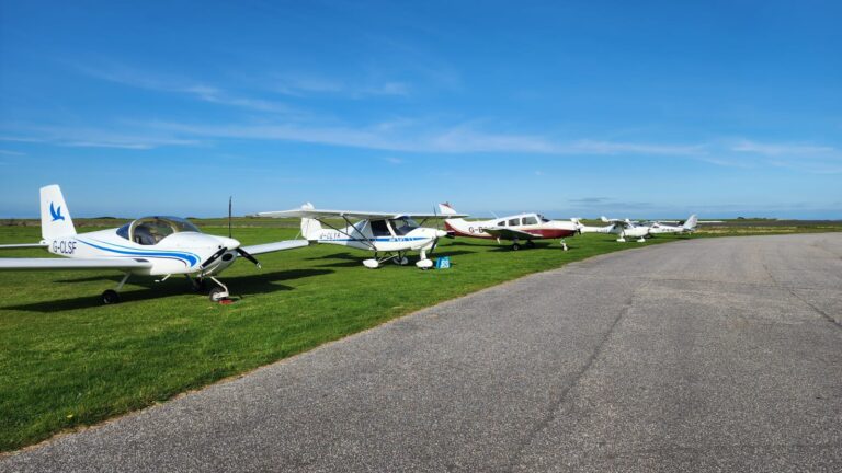 Fly Kernow – aircraft at Perranporth Airfield, home of the gliding school