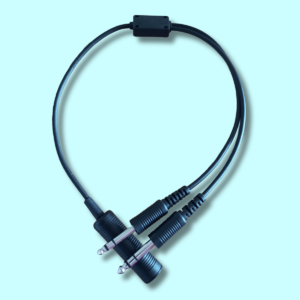 helicopter u174 to ga dual plug aviation headset adapter cable pj 055 pj 068