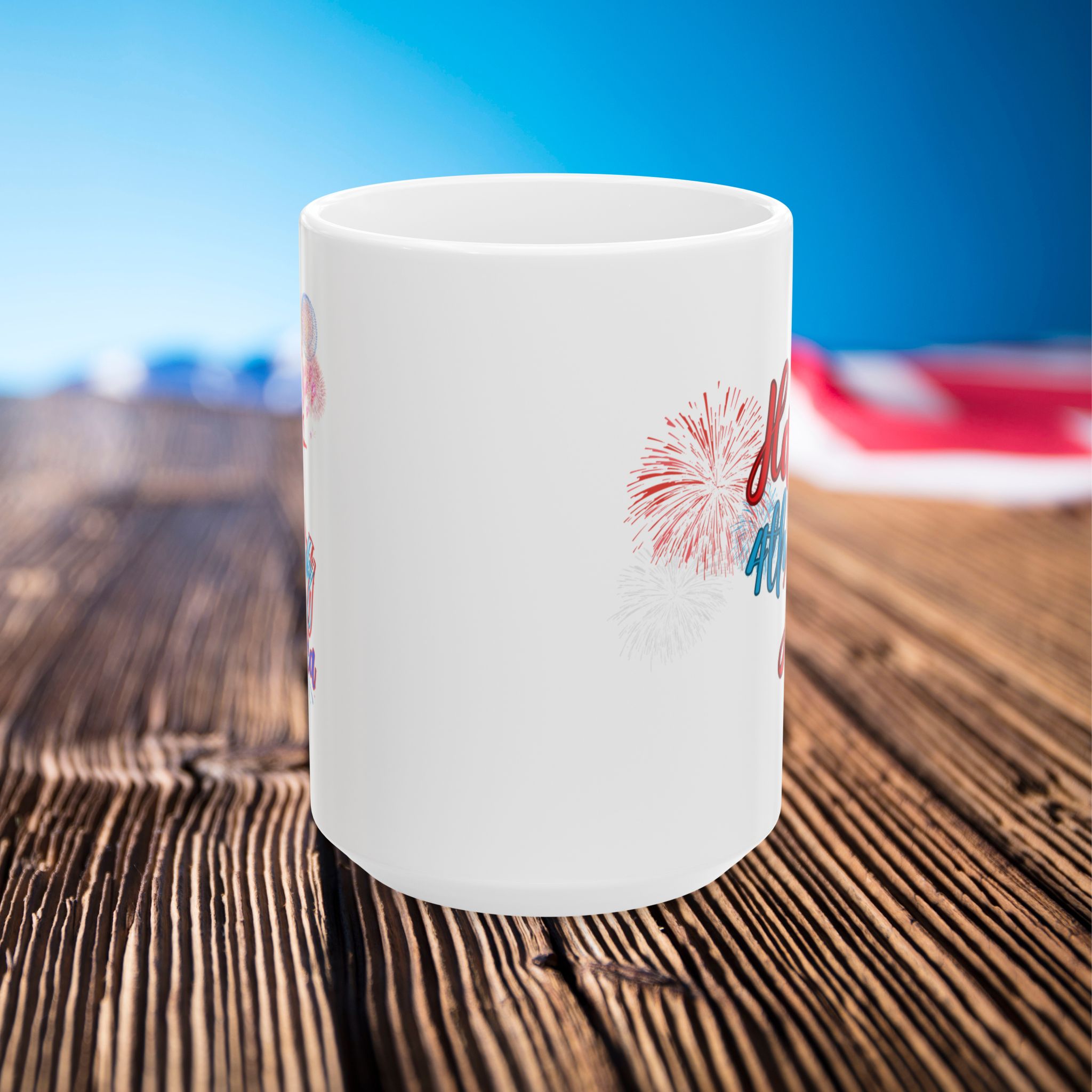 independence day coffee cup ceramic mug | 11oz or 15oz