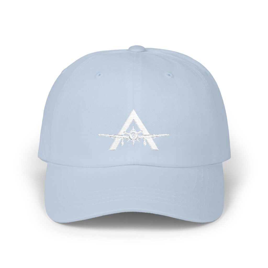 pilot cap, embroidered aviation cap, custom side text hat