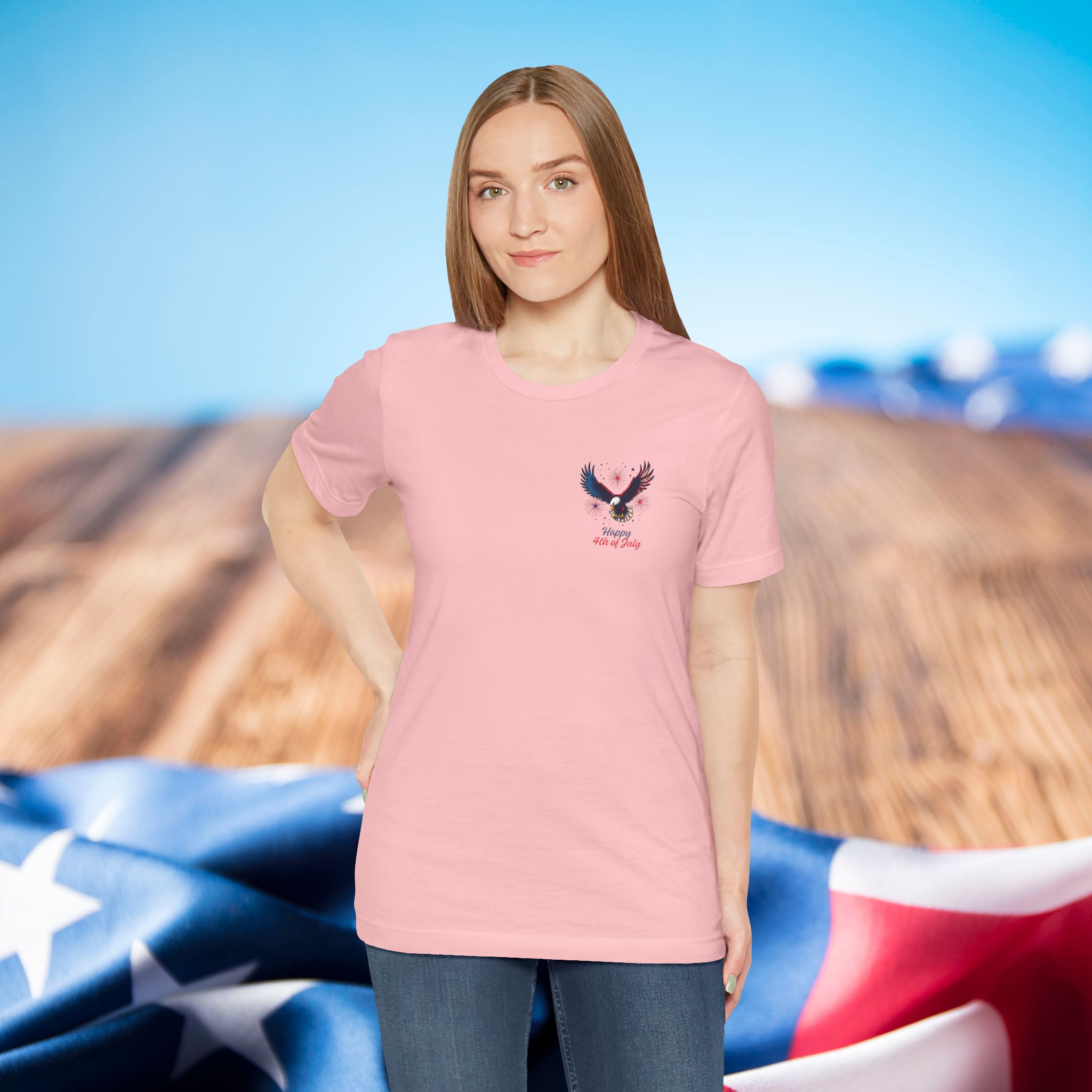 4th of july tshirt, pocket eagle shirt, patriotic usa t shirt, independence day gift, american flag top
