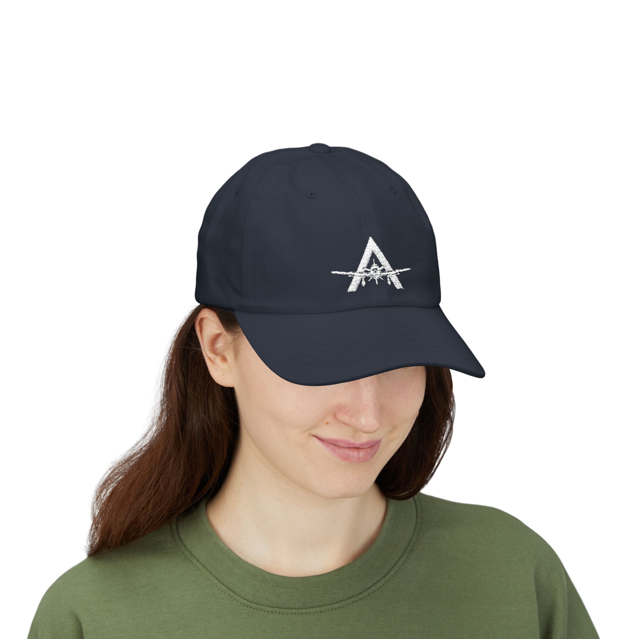 pilot cap, embroidered aviation cap, custom side text hat