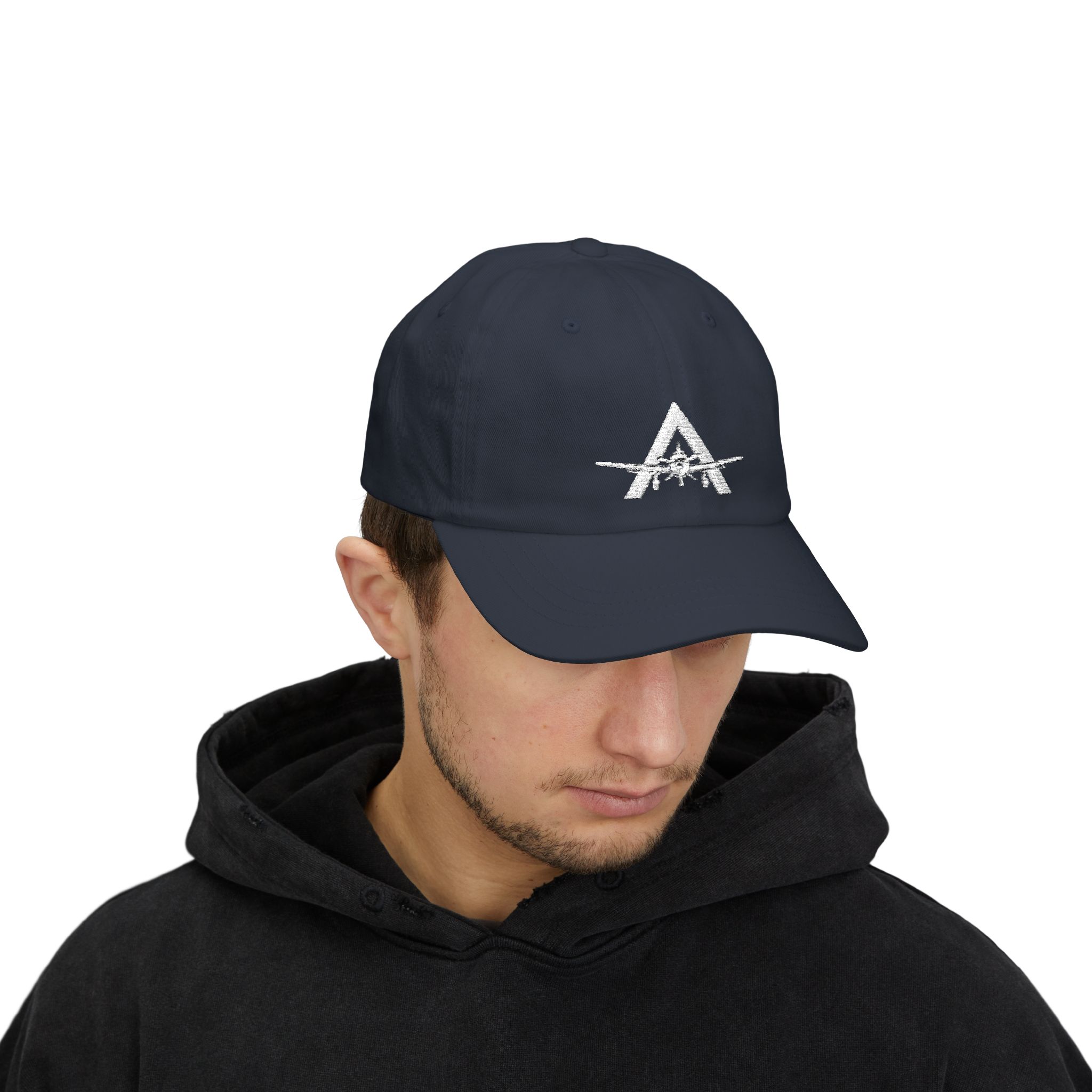 pilot cap, embroidered aviation cap, custom side text hat