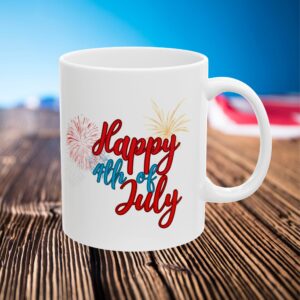 independence day coffee cup ceramic mug | 11oz or 15oz