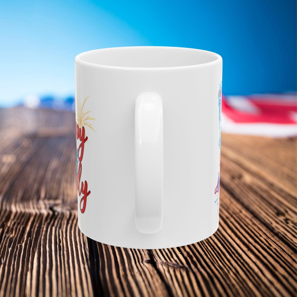 independence day coffee cup ceramic mug | 11oz or 15oz