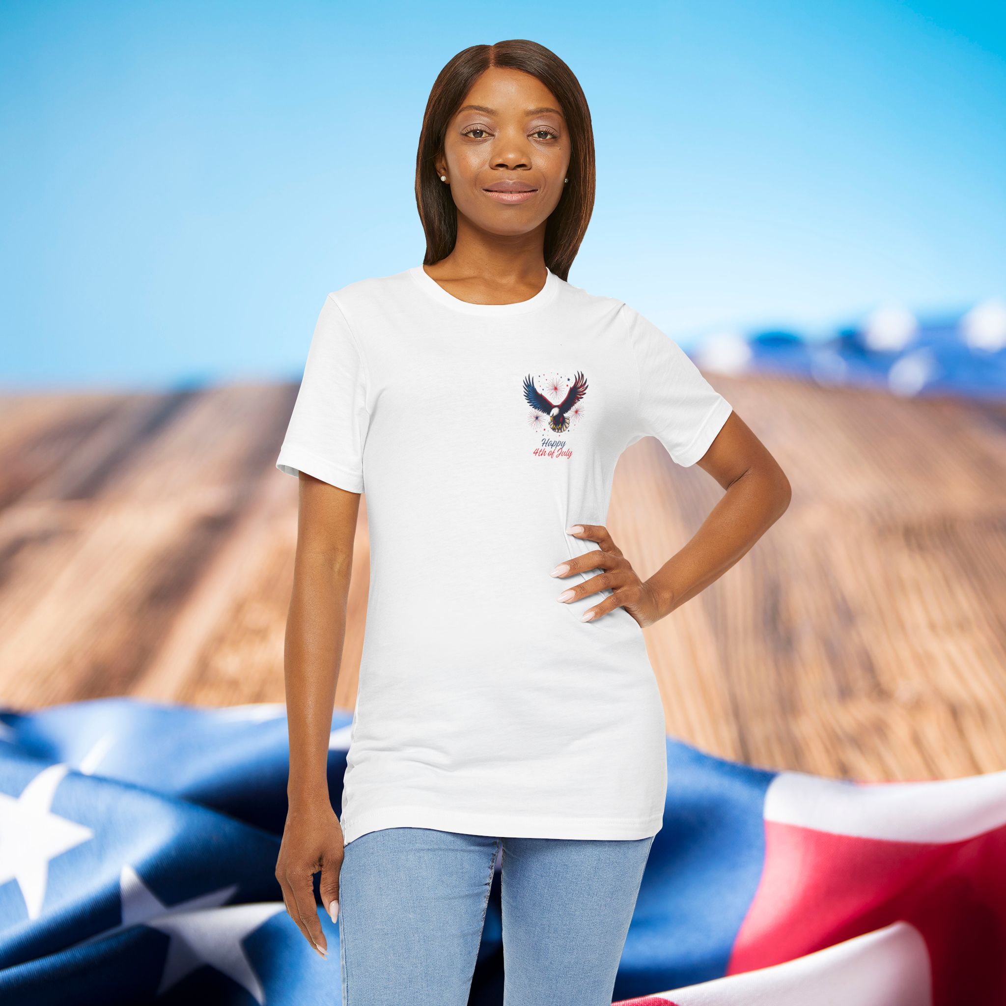4th of july tshirt, pocket eagle shirt, patriotic usa t shirt, independence day gift, american flag top