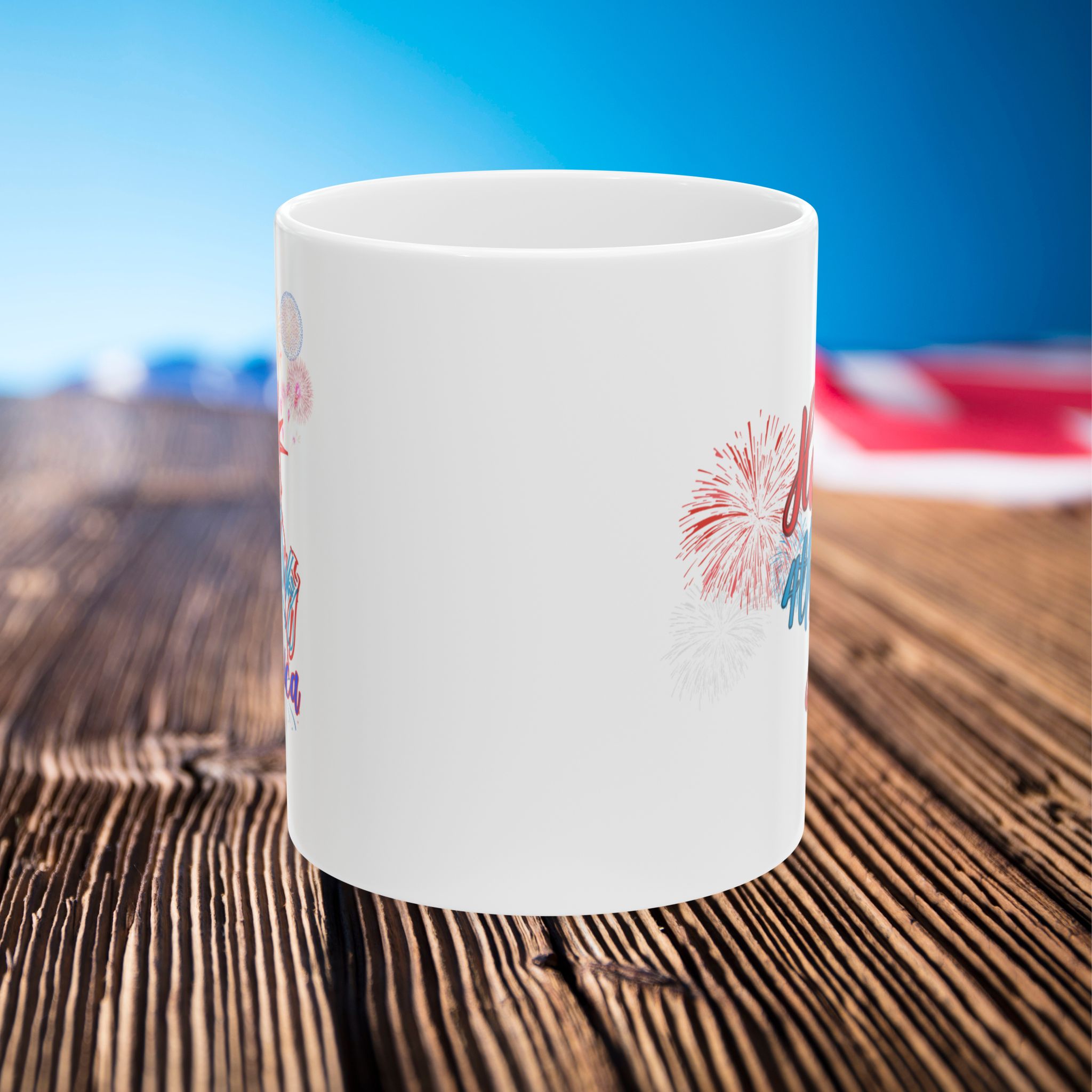 independence day coffee cup ceramic mug | 11oz or 15oz