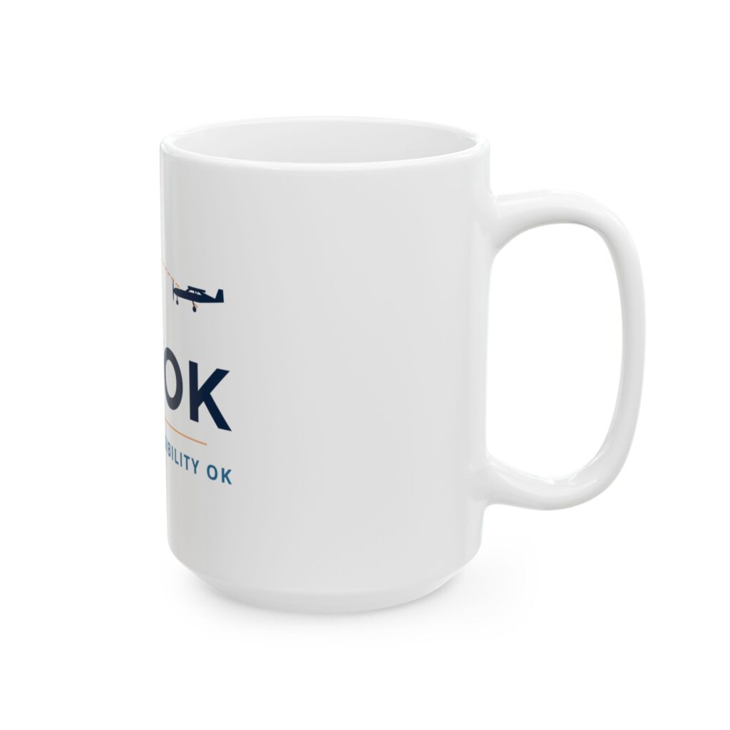 cavok mug – ceiling and visibility ok, 11oz / 15oz