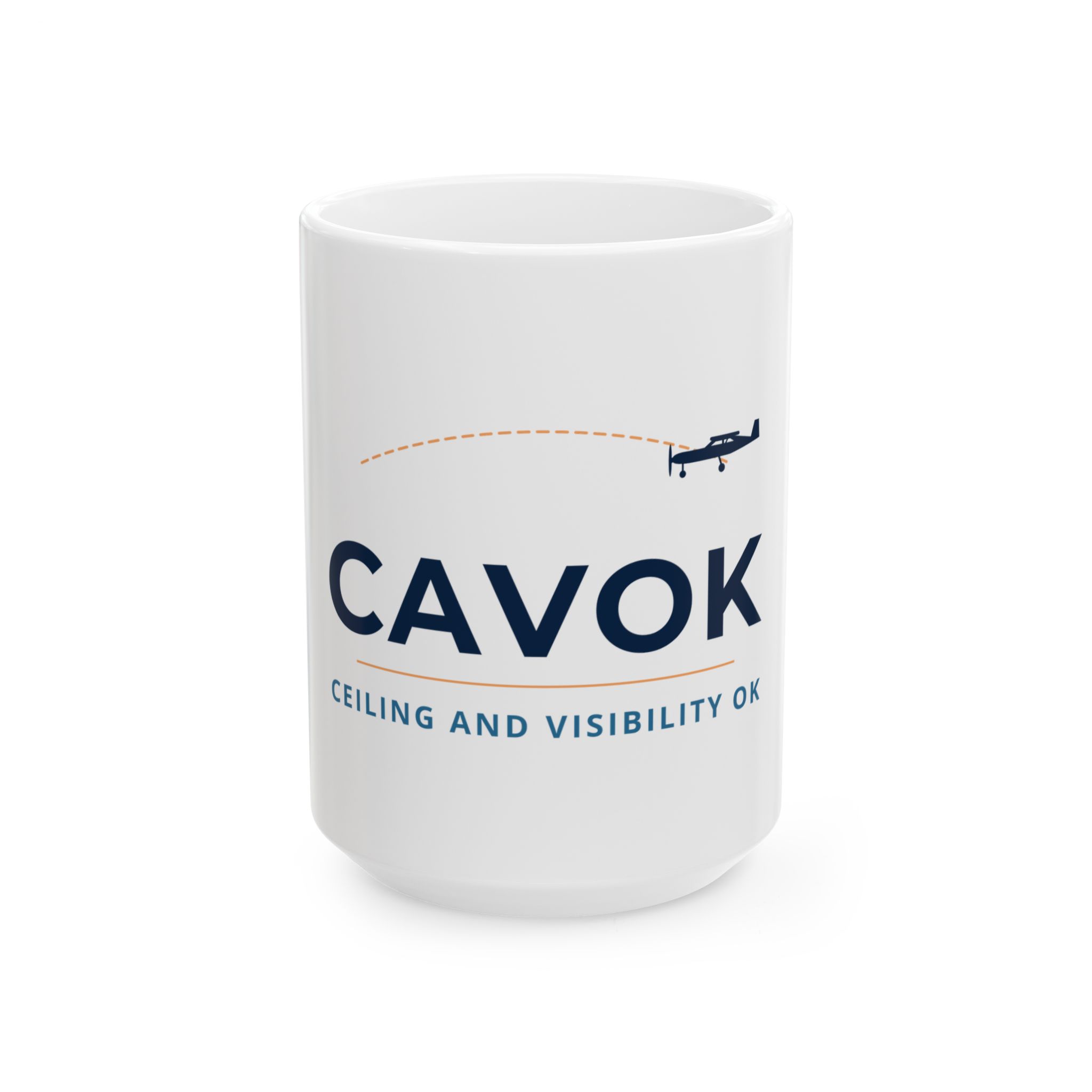 cavok mug – ceiling and visibility ok, 11oz / 15oz