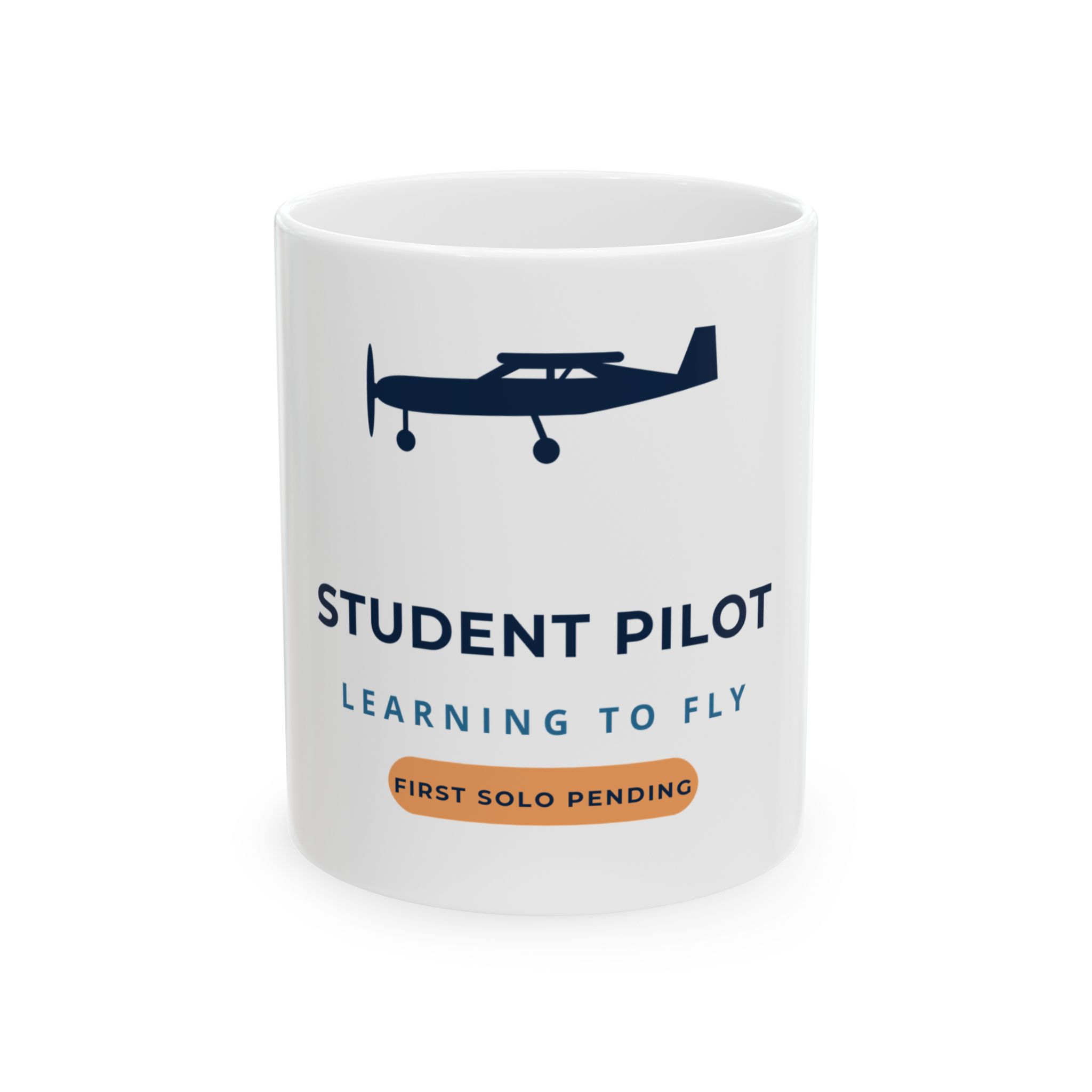 student pilot mug – learning to fly, 11oz / 15oz