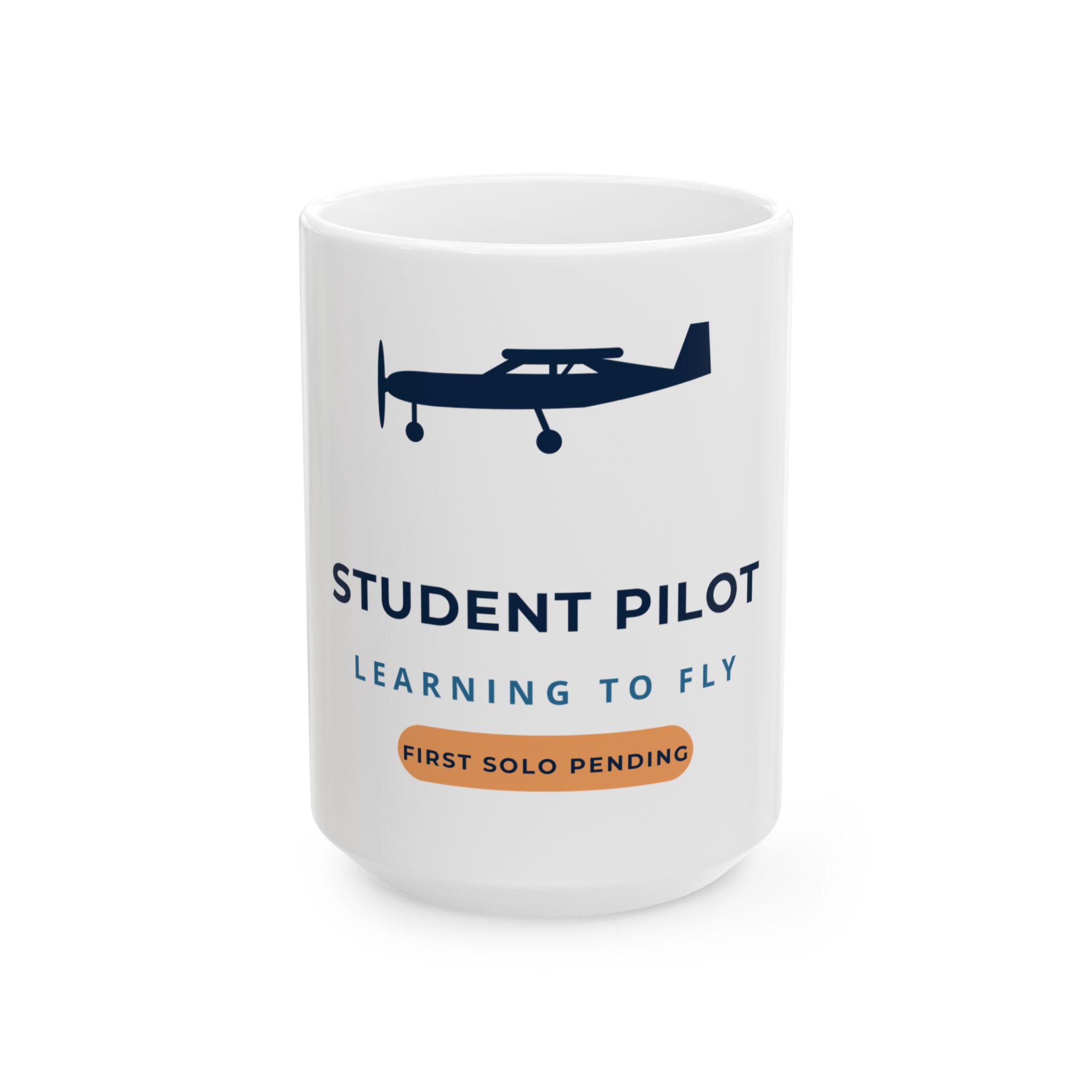 student pilot mug – learning to fly, 11oz / 15oz