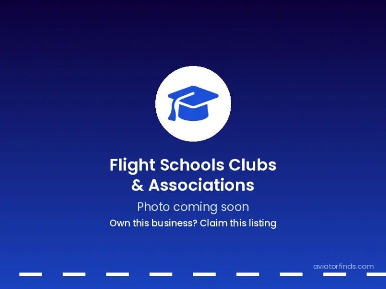 Photo coming soon - Flight Schools Clubs & Associations Photo coming soon - Flight Schools Clubs & Associations